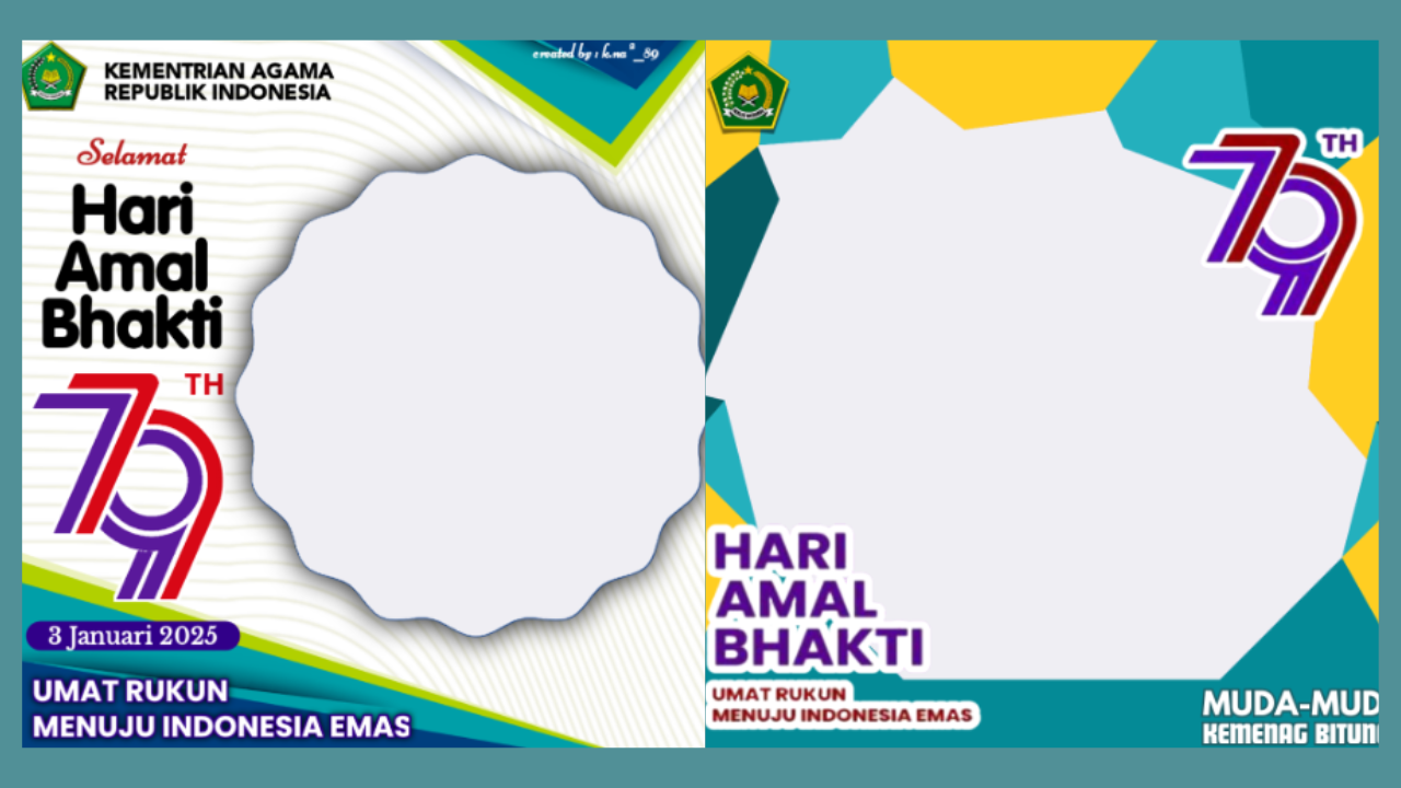 40 Link Twibbon Hari Amal Bhakti Kemenag 2025 Lengkap Ucapannya, Rayakan Toleransi Antar Umat Beragama dengan Desain Menarik!