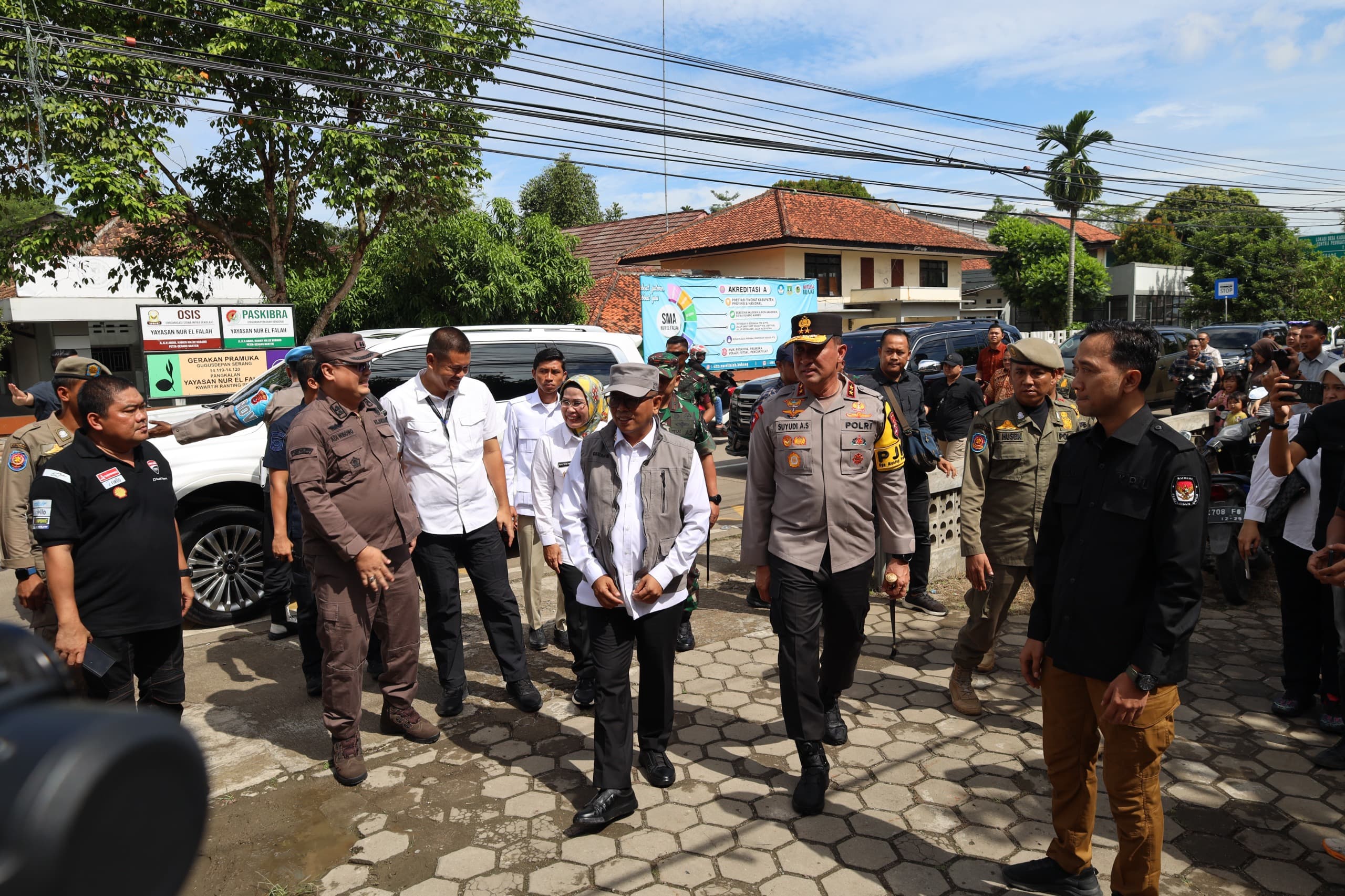 PSU Pilkada Kabupaten Serang, Kapolda dan Gubernur Banten Pastikan Situasi Aman Terkendali