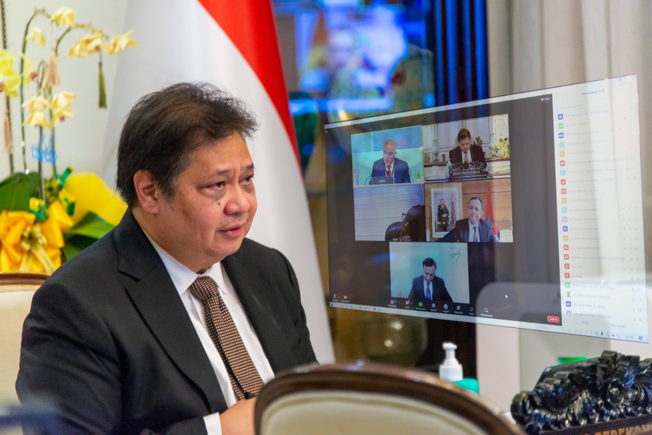 Menko Airlangga Paparkan Capaian Keberhasilan Program Kartu Prakerja dalam Plenary Session CONFINTEA VII
