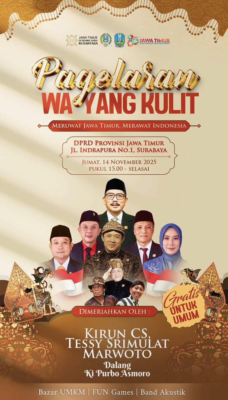 Satu Dekade Absen, DPRD Jatim Kembali Gelar Wayangan Besok