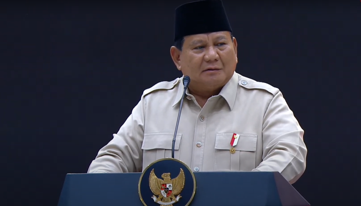 Prabowo: 'Indonesia Gelap' Didanai Koruptor untuk Bikin Indonesia Gaduh