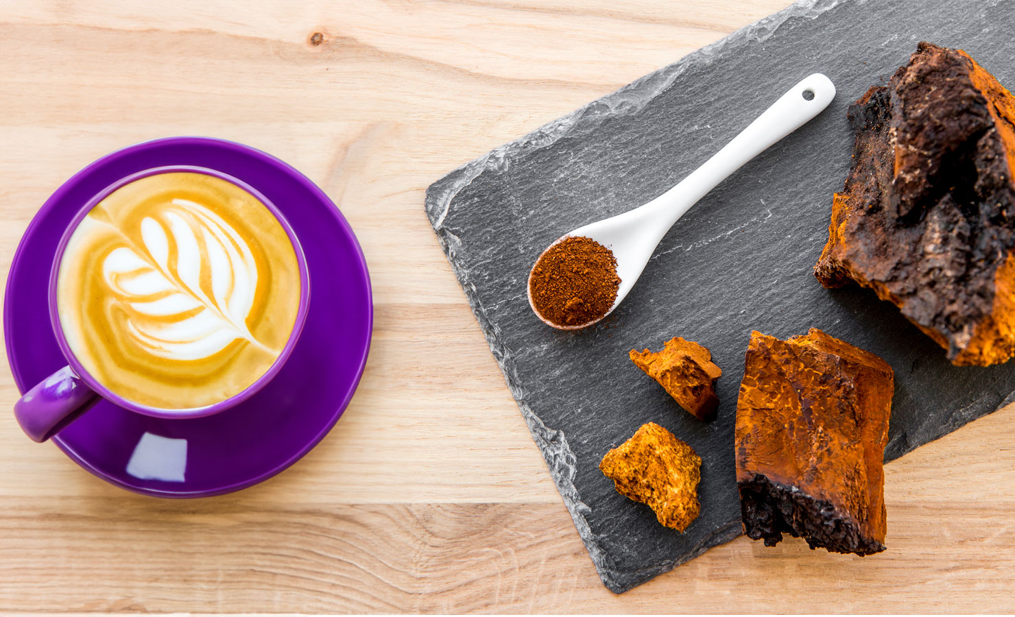 Mengenal Chagaccino, Minuman Kopi Unik Dengan Campuran Jamur Chaga yang Kaya Manfaat