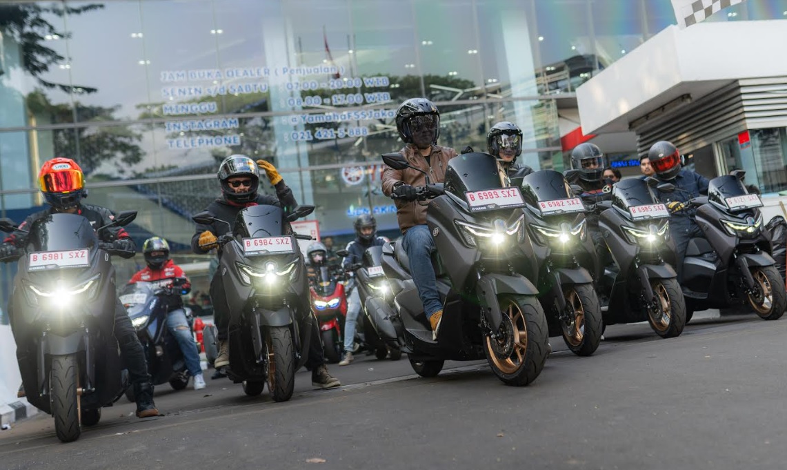 Deretan Selebriti Rasakan Langsung Sensasi Yamaha NMAX 'Turbo' Jakarta- Sentul