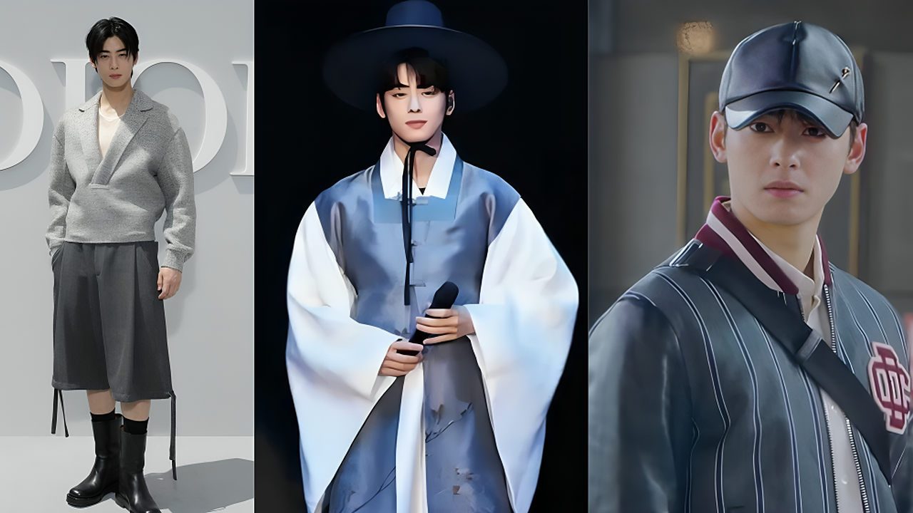 7 Outfit Cha Eun Woo yang Paling Ikonik, dari Fashion Week hingga Gaya Preppy True Beauty