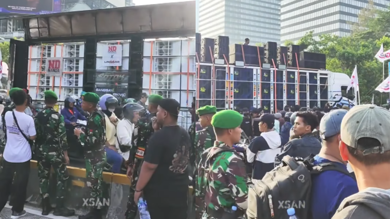 Heboh! Pasukan Sound Horeg Guncang Pesta Rakyat di Jakarta, Netizen: Gladi Resik Sambut Bahrain