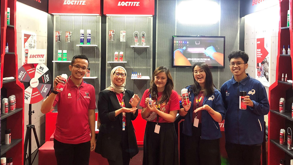 Loctite Indonesia Usung ‘MomenPenuhSinergi’ di IIMS 2023, Gandeng Tim Banteng Motorsport dan Tim Arjuna EV UGM 