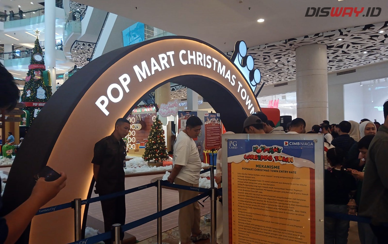 Sambut Natal 2024, Mall Gandaria City Hadirkan Event Popmart Christmas Town