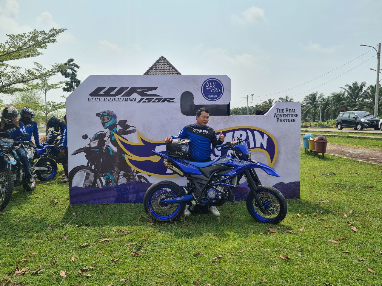 Rangkul Pengguna WR 155 R, Yamaha Gelar Aktivitas bLU cRU di Palembang