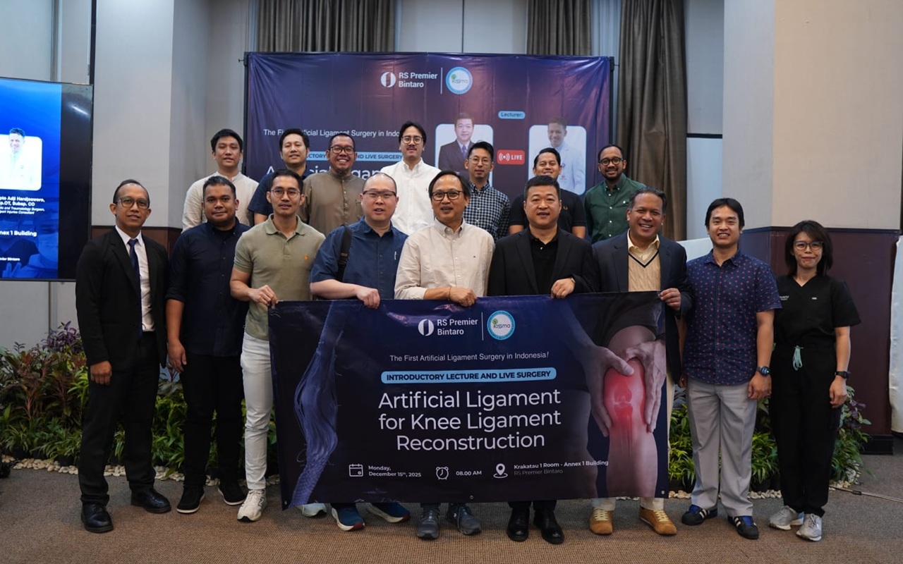 RS Premier Bintaro Cetak Terobosan Nasional dengan Operasi Ligamen Artifisial Pertama di Indonesia