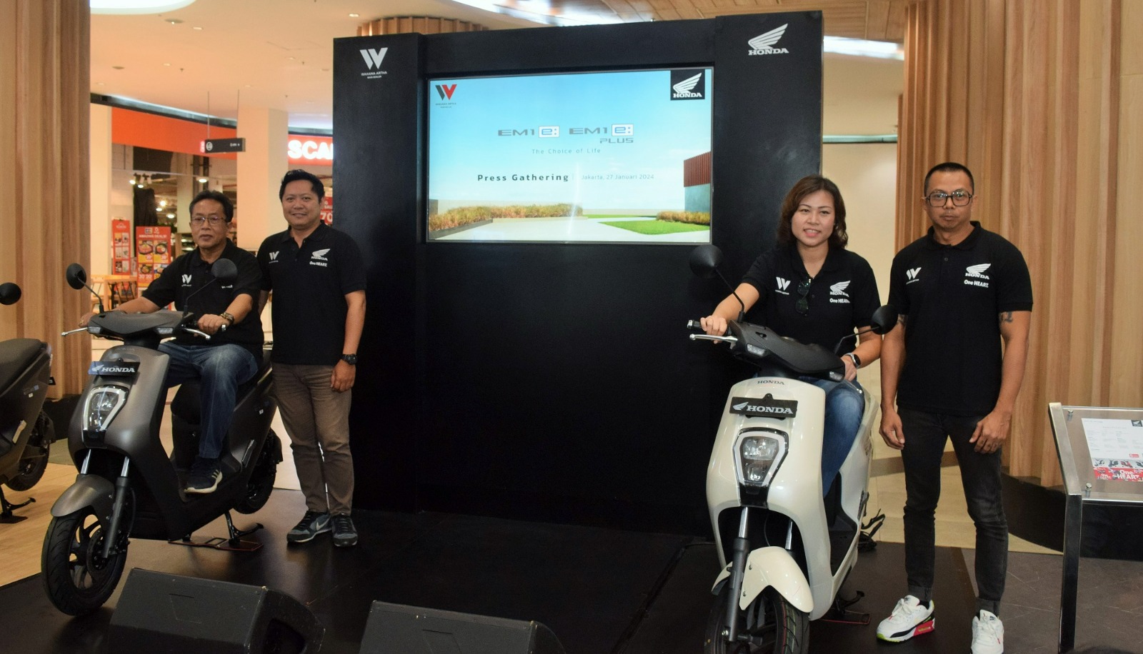 58 Dealer Honda Wahana Sudah Jual Motor Listrik Honda EM1 e: Series