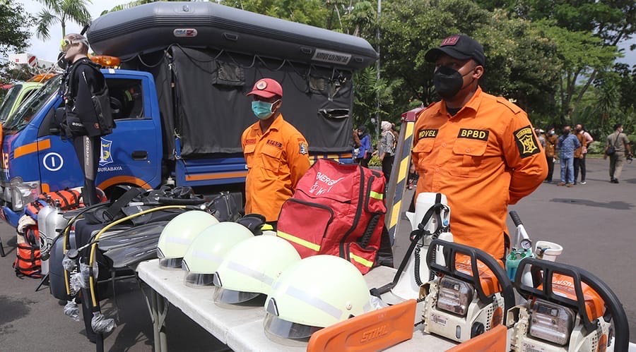 Antisipasi Cuaca Ekstrem, BPBD Siagakan 250 Personel di 24 Titik Pos Pantau Pesisir Surabaya