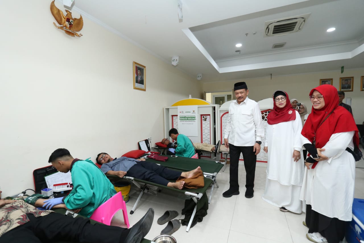 Peringati HKN, Baznas RI Bersama PIA Gelar Donor Darah di 22 Titik RSB