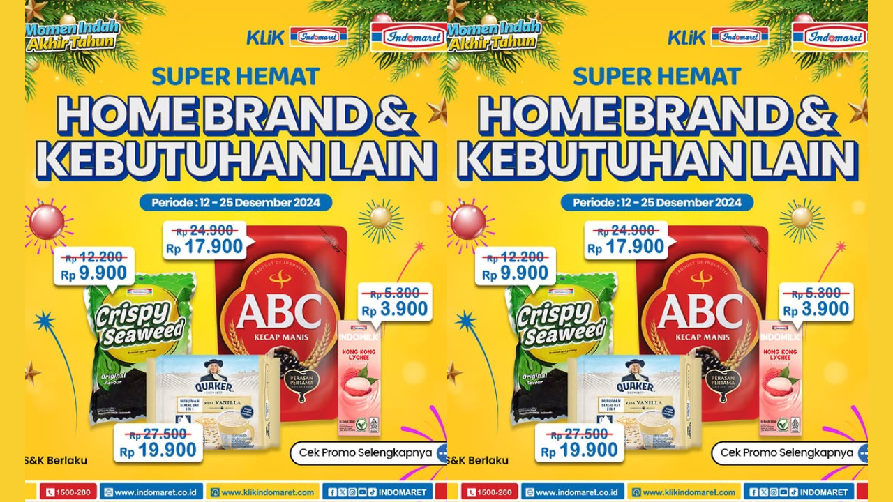 Katalog Promo Indomaret Hari ini 17 Desember 2024, Sabun Cuci Piring Cuma Rp8 Ribuan