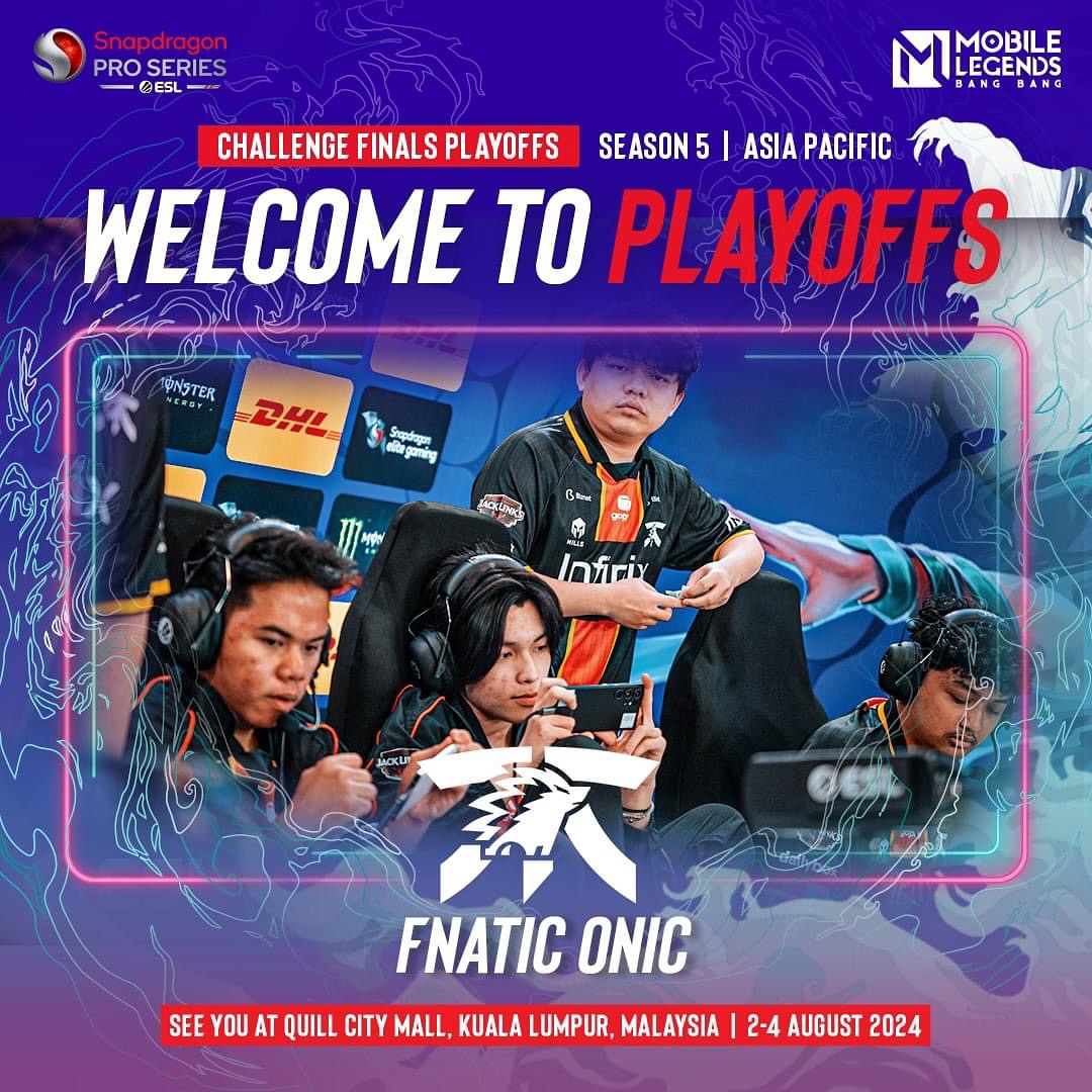 Bertarung Dengan Sengit, Fnatic ONIC Lolos ke Playoffs ESL Snapdragon MLBB!