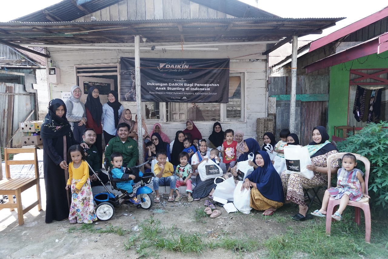 Fokus Pencegahan Stunting, DAIKIN Salurkan Donasi Bagi Gizi Buruk di Indonesia