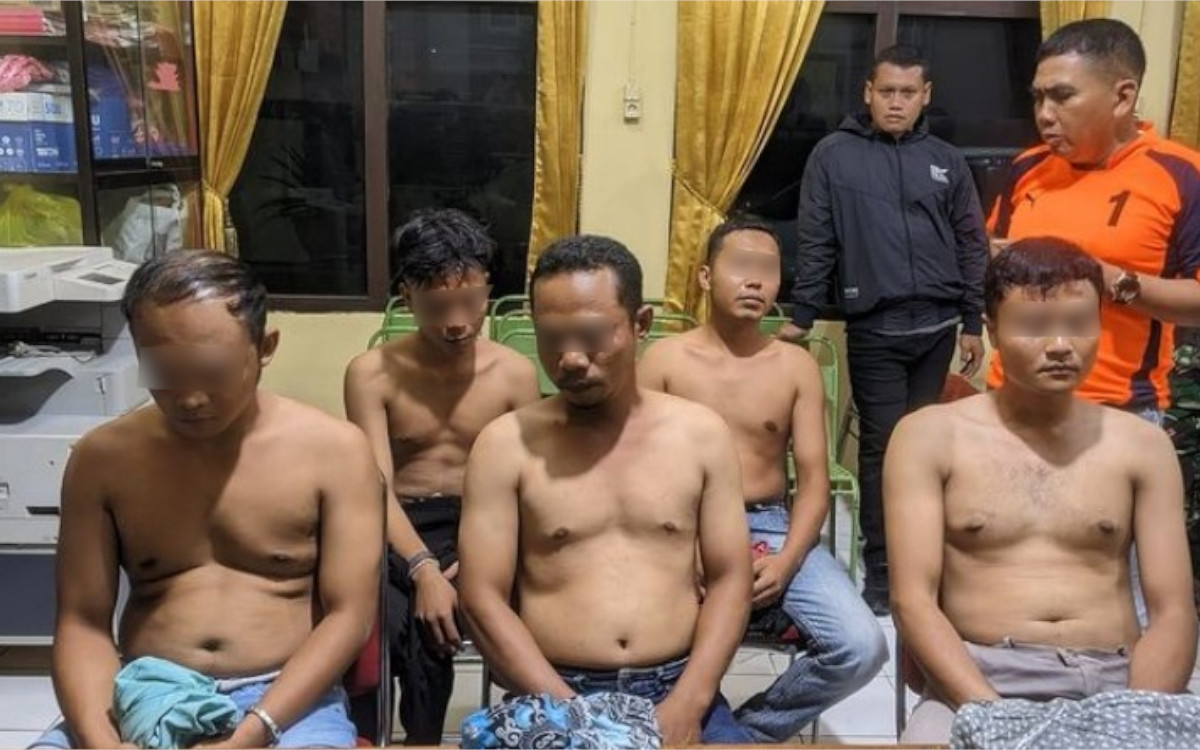 5 Pelaku Pengeroyokan Anggota Babinsa di Purwodadi Ditangkap Polisi, Netizen: Gak Usah Pasang Muka Memelas!