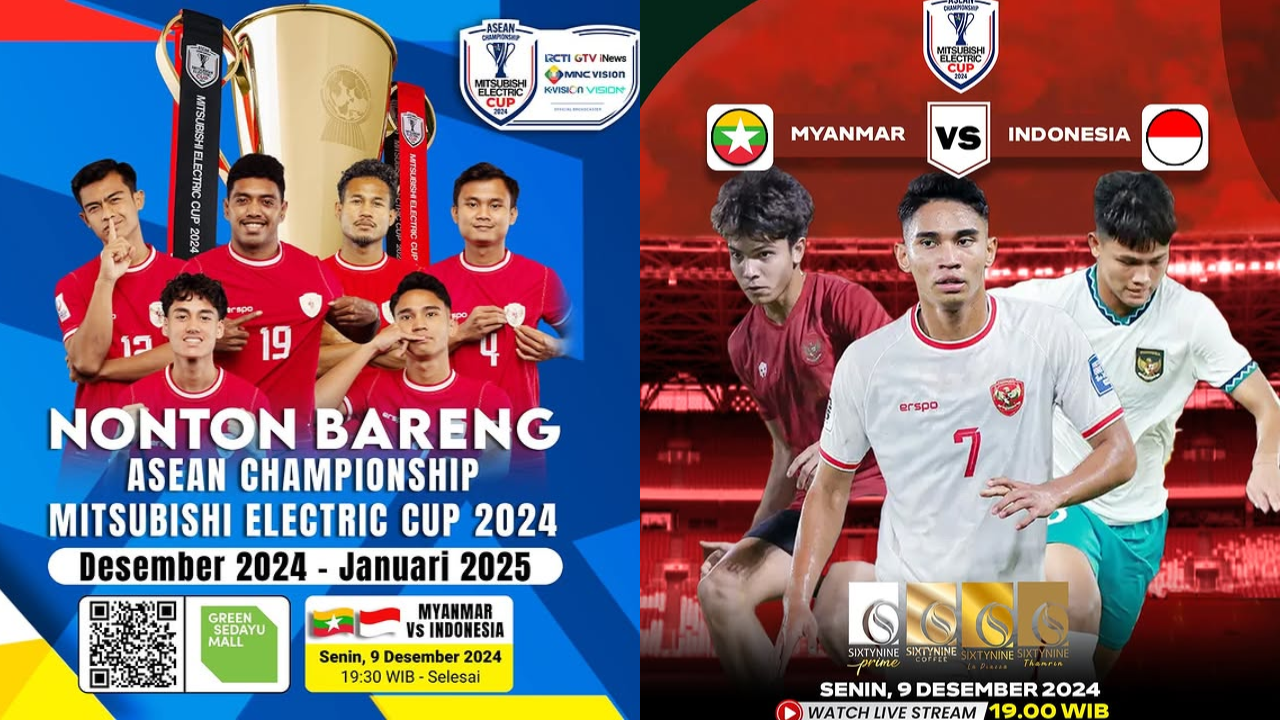 22 Lokasi Nobar Timnas Indonesia vs Myanmar Piala AFF 2024 di Jakarta Hari Ini, Dukung Garuda Menang!