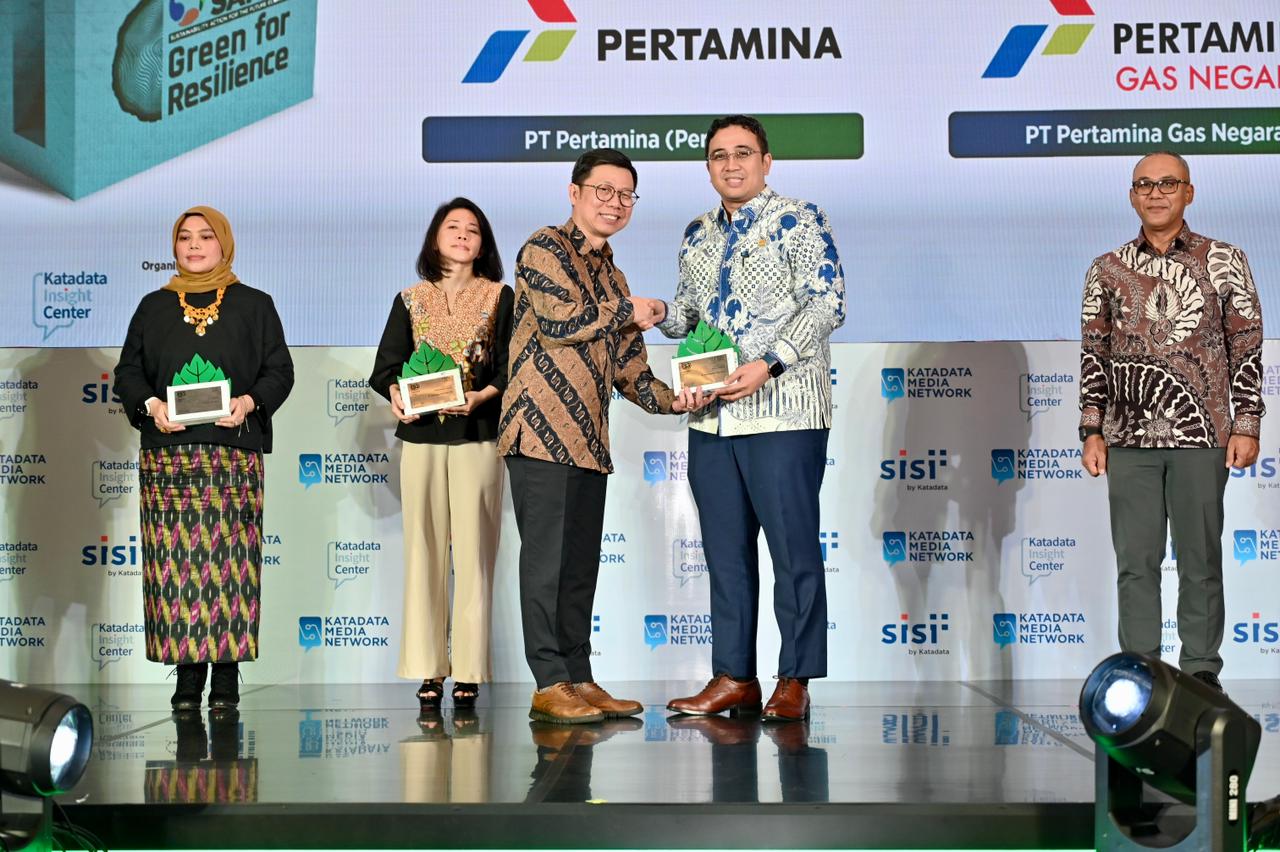 Berdampak Positif Pada Lingkungan, Pertamina Raih Penghargaan Katadata ESG Index Awards 2025