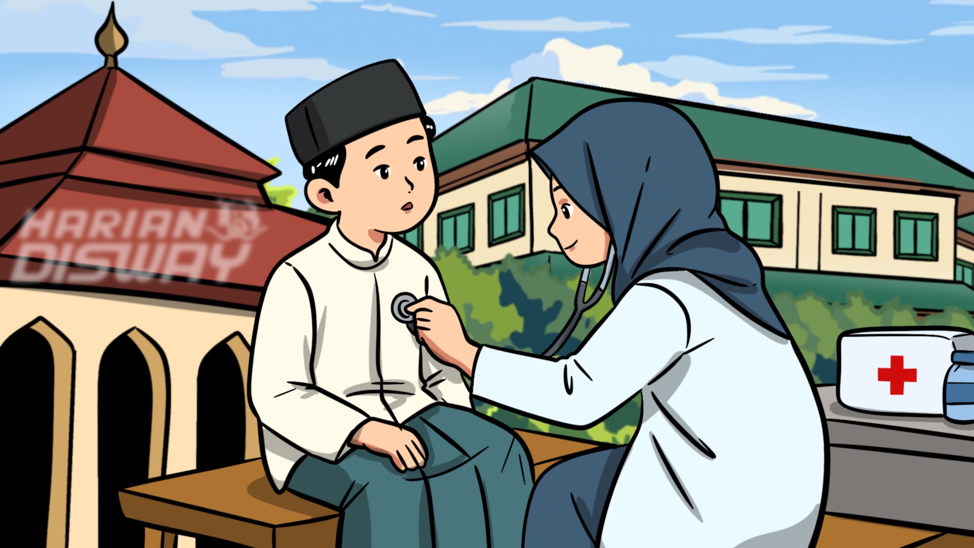 Santri Kuat Tidak Berarti Kebal Penyakit