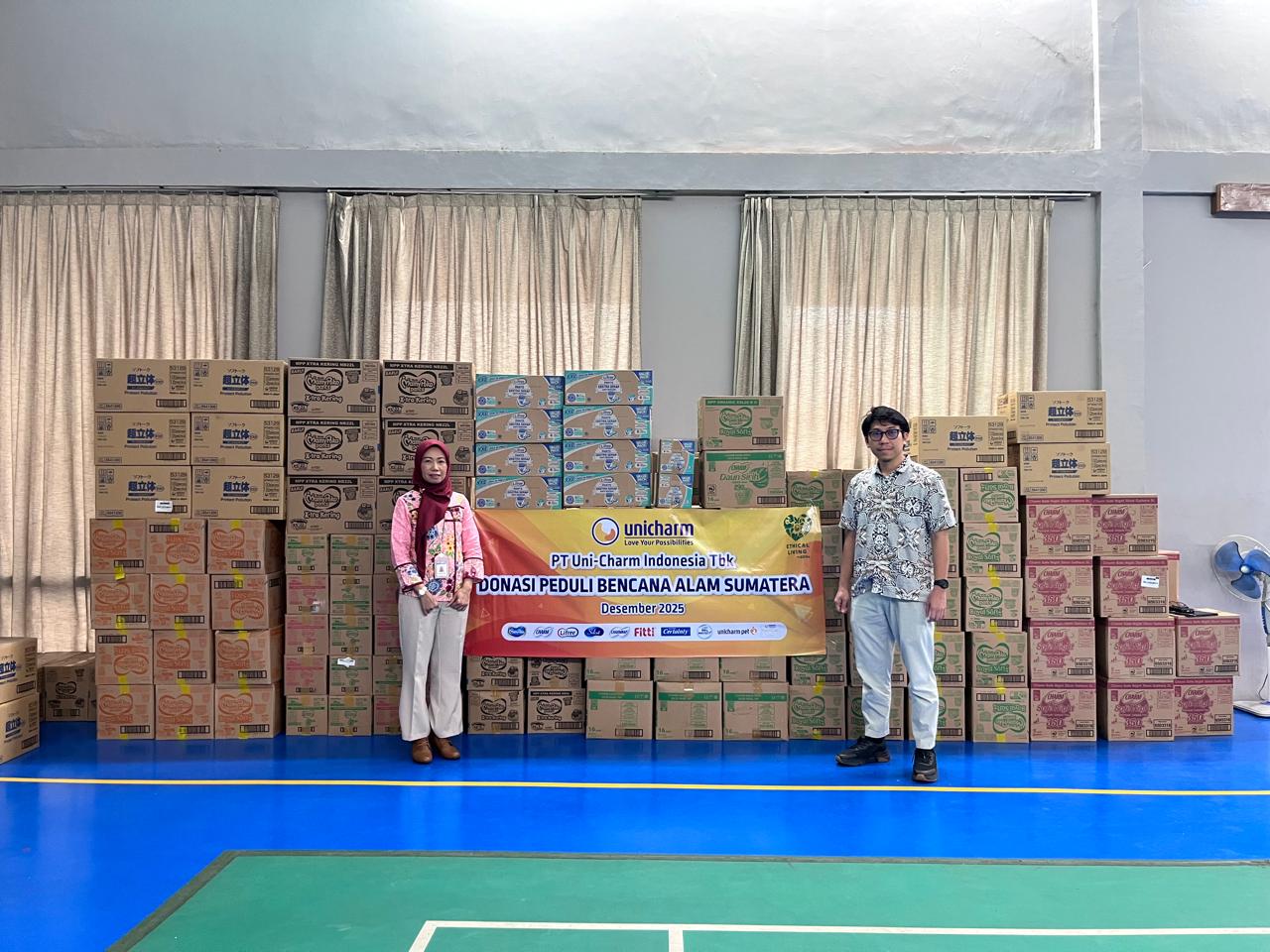 Aksi Kemanusiaan Unicharm, Produk Sanitasi Disalurkan untuk Korban Bencana Sumatera dan Jatim