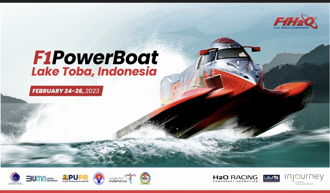 Mantap! Indonesia Jadi Tuan Rumah F1Powerboat di Danau Toba, Balap Perahu Super Cepat di Dunia