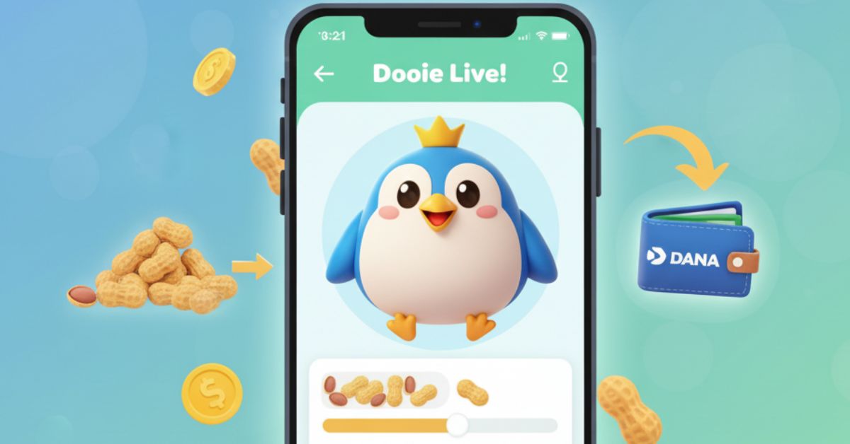 Aplikasi Penghasil Uang Dooie Live, Bisa Barter Kacang dengan Saldo DANA Rp 400 Ribu!