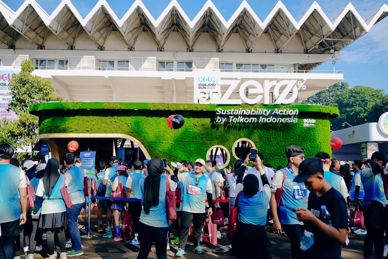 Wujudkan Net Zero Emission, Telkom Hitung dan Kompensasi Jejak Karbon Digiland 2025
