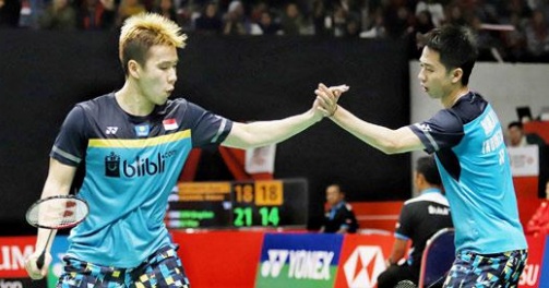 Denmark Open 2022, Marcus/Kevin Bentrok dengan Wakil Jepang, Herry IP Dampingi?