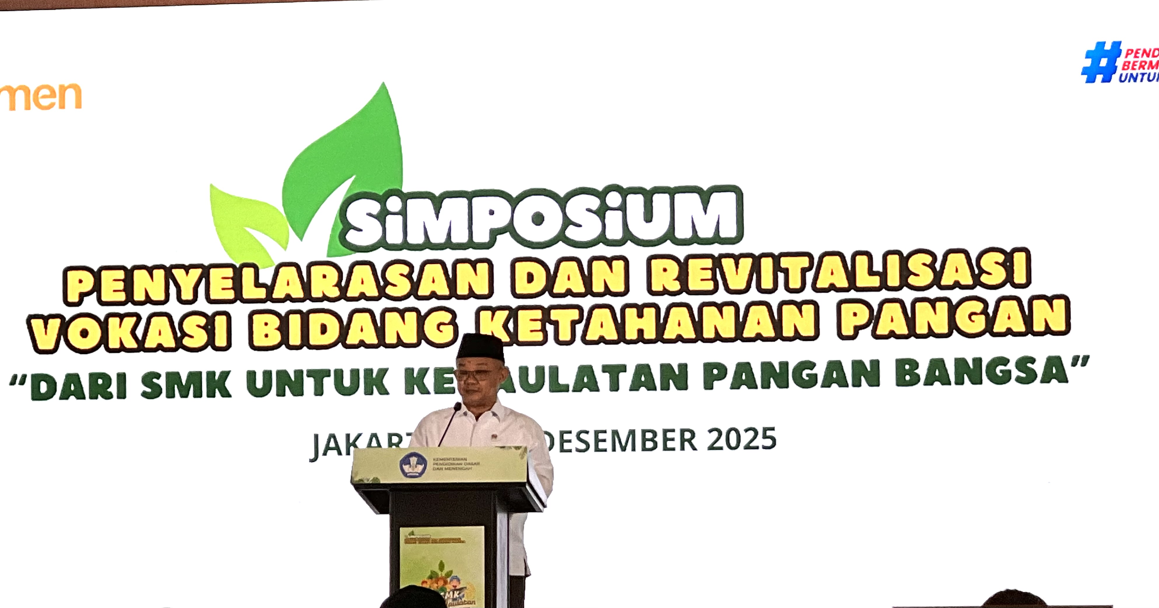 Menteri Abdul Mu’ti Tekankan Penguatan Vokasi Pertanian untuk Wujudkan Kedaulatan Pangan