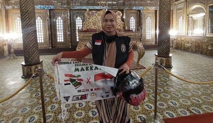 Keren! Tempuh 4.962 Km, Lady Biker Ini Touring Indonesia-Arab Saudi: Saya Kejar Takbiran di Makkah