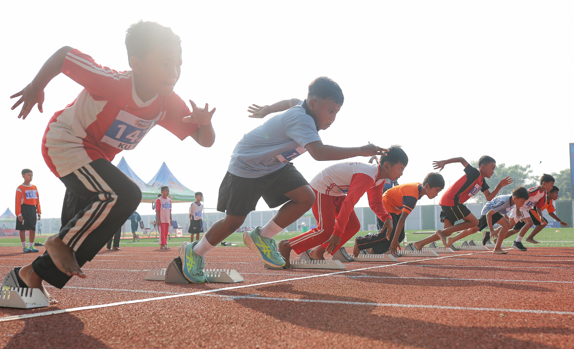 1.267 Pelajar Ramaikan MilkLife Athletics Challenge di Kudus