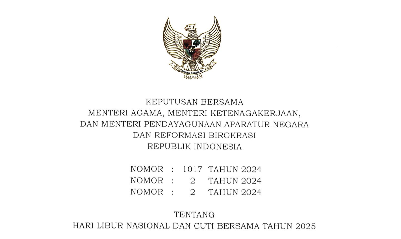 Libur Lebaran 2025: Cuti Bersama dan Hari Libur Nasional, Catat Tanggalnya!