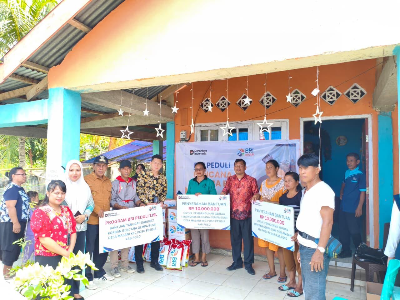 Aksi Cepat BRI Peduli: Ringankan Duka Korban Gempa Poso