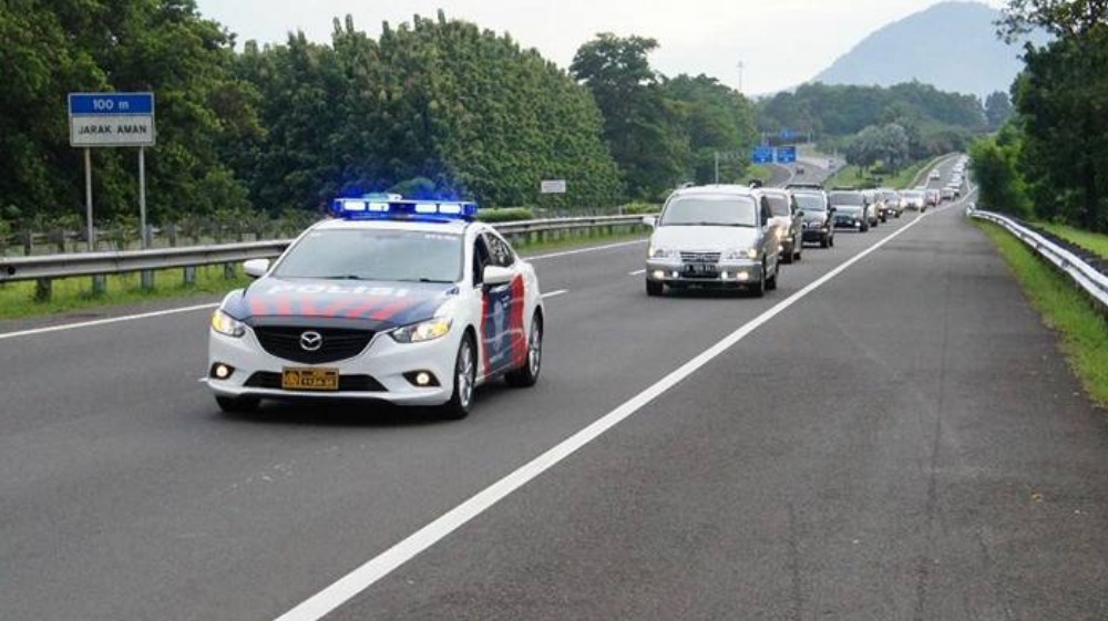 Polisi Imbau Masyarakat Jangan Menyusup Rombongan Patwal : Enggak Boleh, Sangat Berbahaya