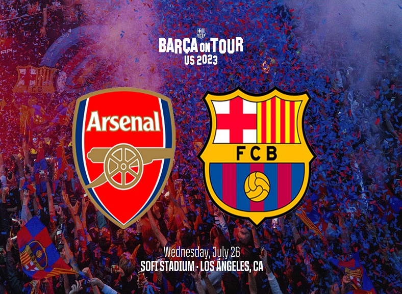 Link Live Streaming Arsenal vs Barcelona Gratis, Laga Pra Musim Seru KickOFF 09.30 WIB