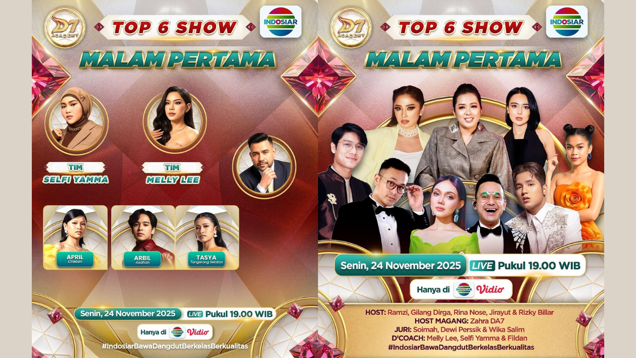Jadwal Tayang Dangdut Academy 7 Babak Top 6 Malam ini, Jangan Lupa Dukung Idola Lewat Virtual Gift!