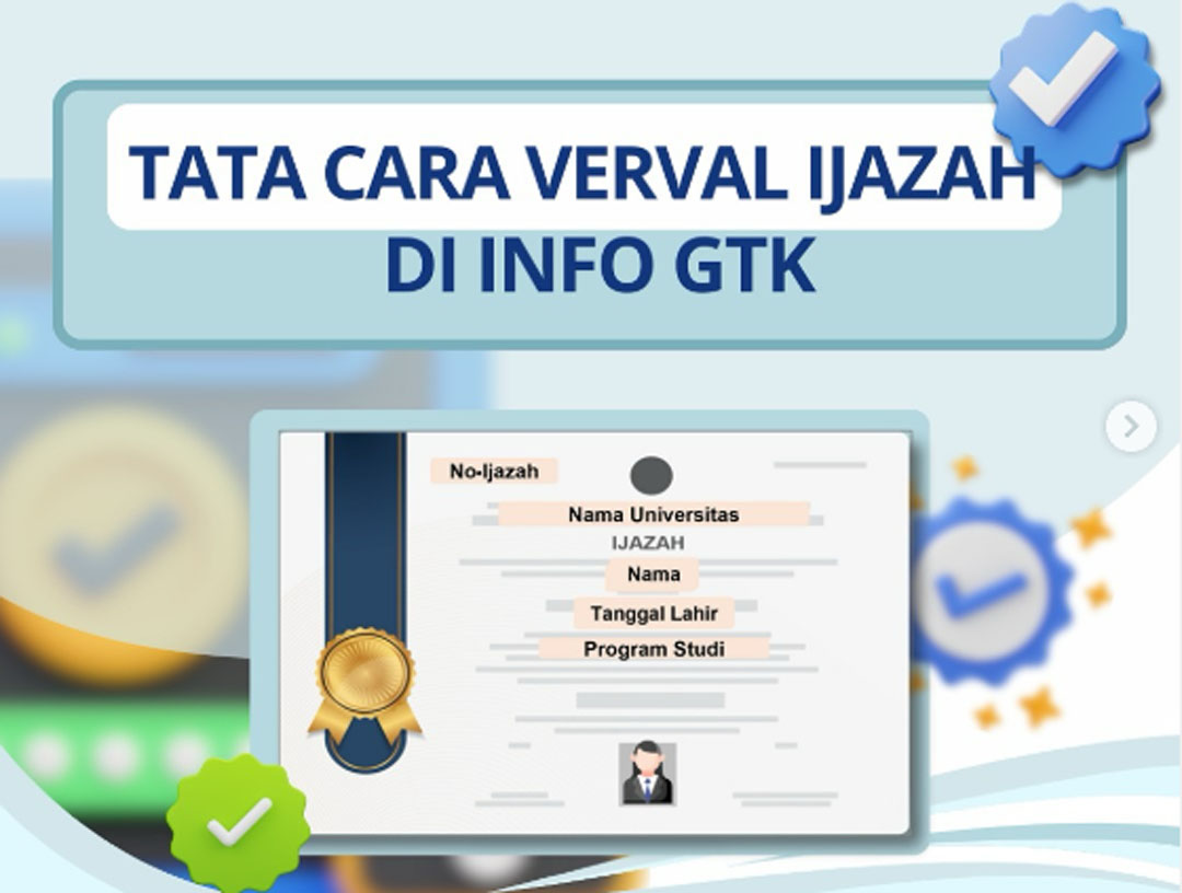 Link dan Cara Verval Ijazah untuk Pendaftaran PPPK 2024 di Info GTK