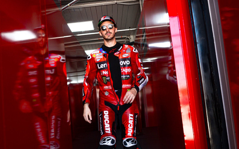Pecco Bagnaia Geram Ketika Disinggung Soal 'Copy Paste' GP24 Morbidelli di Tes Misano: Tanya Gigi Deh!