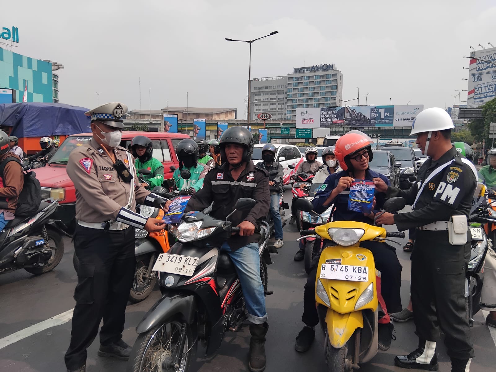 Satlantas Polres Metro Bekasi Kota Pastikan Tak Menilang Pelanggar dalam Operasi Zebra Jaya 2024