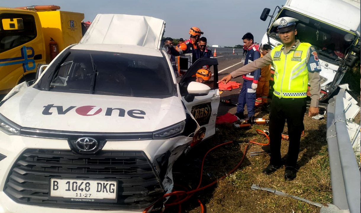 3 Kru TV One Tewas di Kecelakaan Tol Pemalang, Kabid Humas Polda Jawa Tengah: Meninggal di Tempat