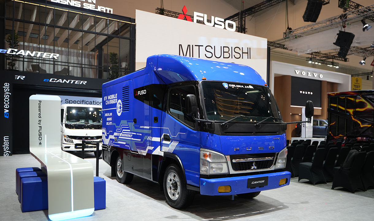 Ekosistim Pendukung Truk Listrik eCanter Diusung Mitsubishi Fuso di GIIAS 2025