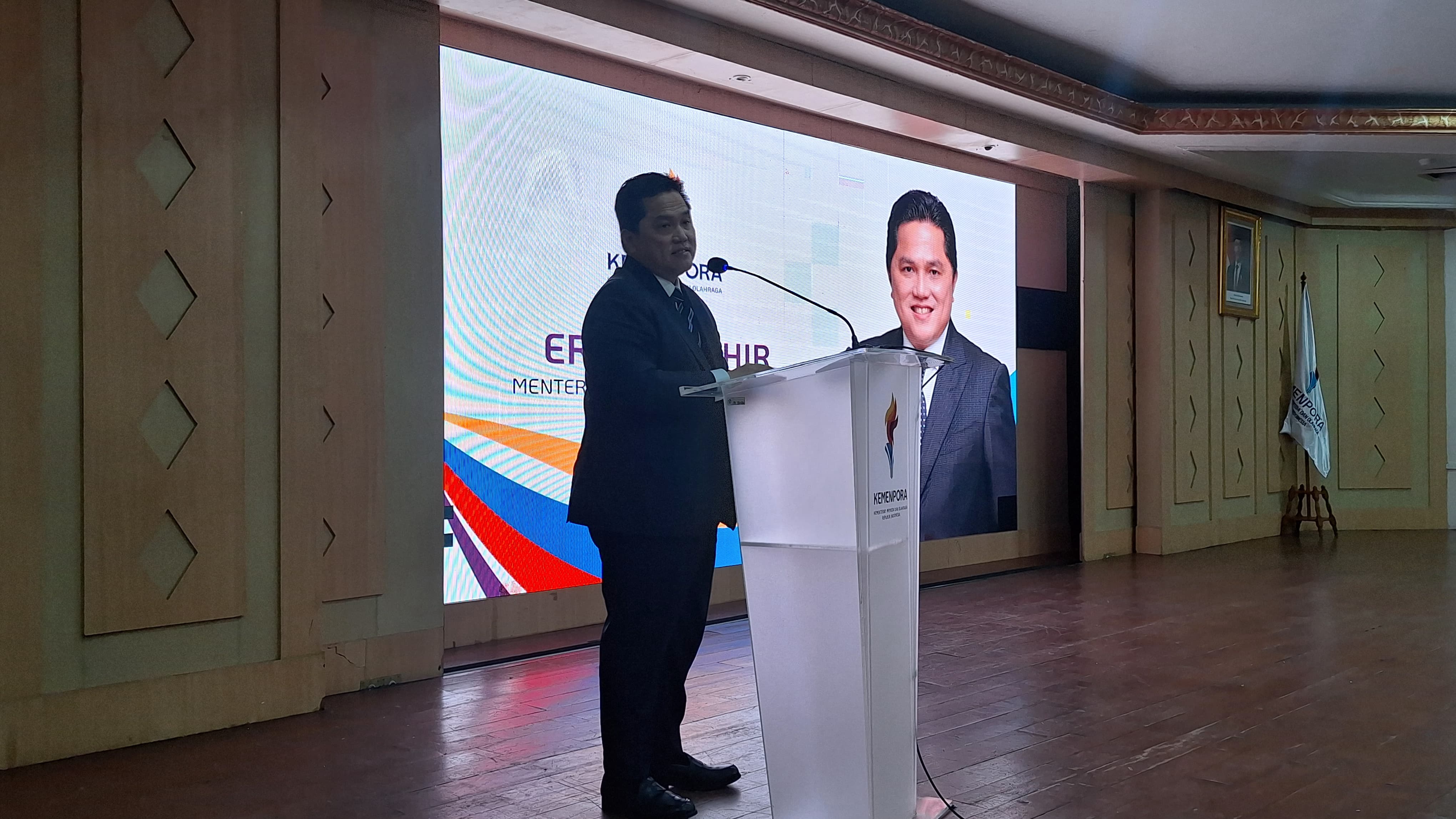 Erick Thohir di Sertijab Menpora: Kepemimpinan Egaliter dan Fokus Prestasi Pemuda