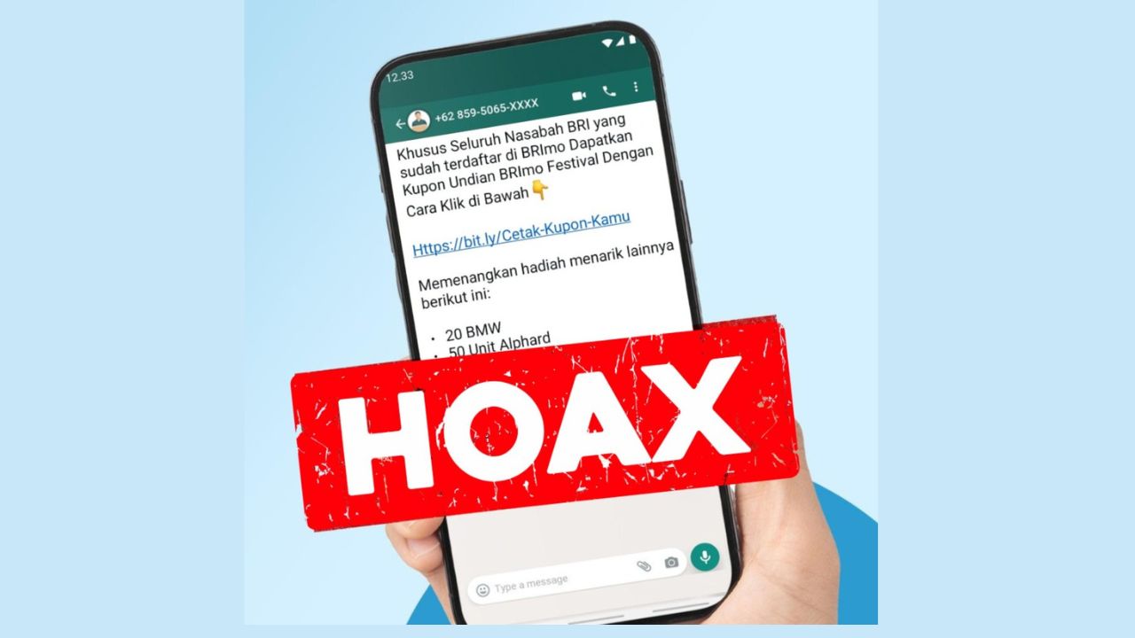 BRI Imbau Masyarakat Waspada Modus Phishing via Tautan Palsu