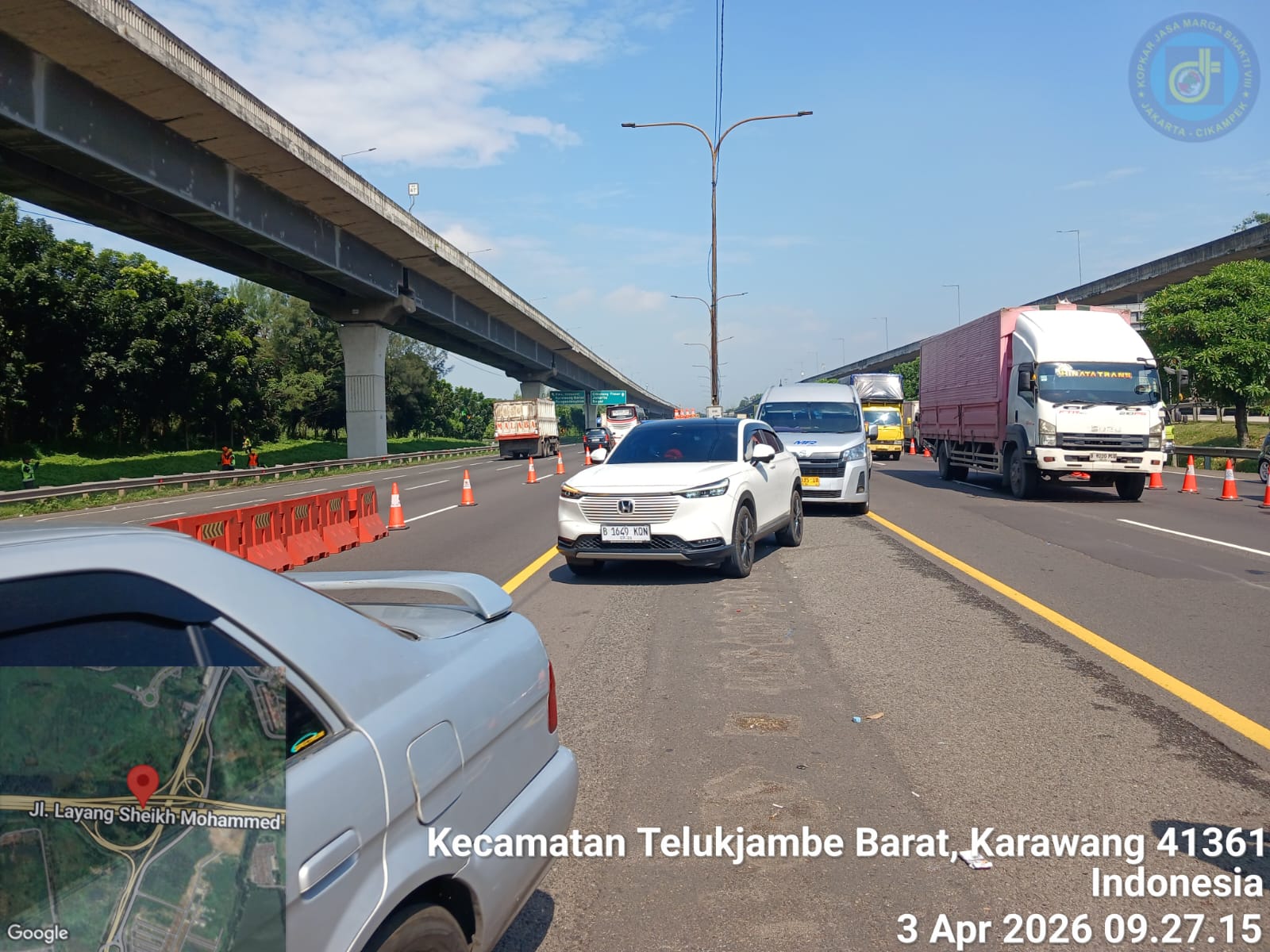Lonjakan Kendaraan Libur Paskah, Contraflow Diberlakukan di Tol Jakarta-Cikampek