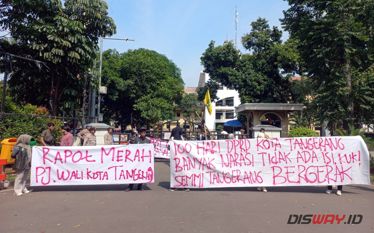 Semmi Tangerang Geruduk Kantor Wali Kota, Begini Isi Tuntutannya