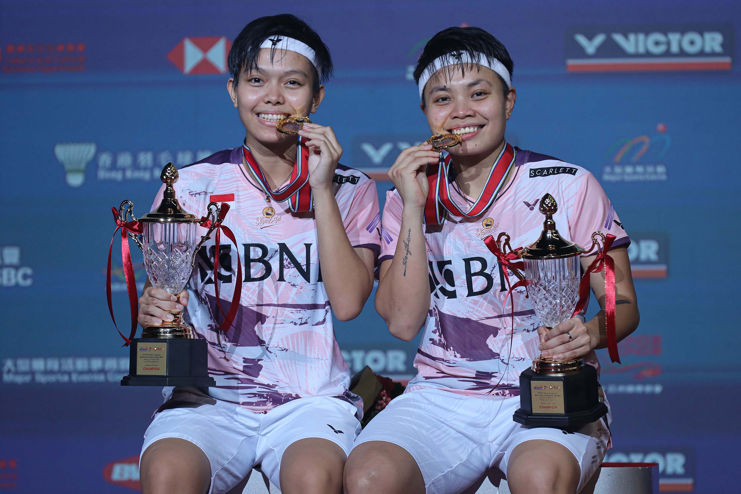 Comeback Epik! Apri/Fadia Juara Hongkong Open 2023, Akhiri Puasa Gelar Selama 14 Bulan