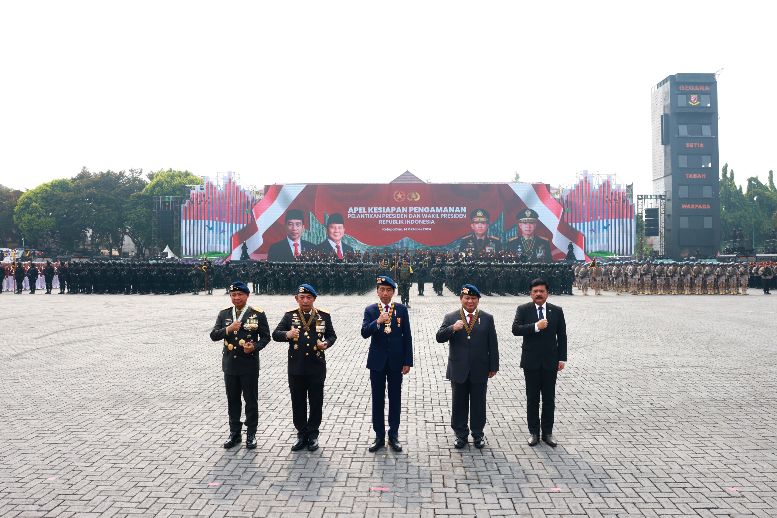 Kesiapan Pengamanan Pelantikan Presiden: 15.000 Personel Dikerahkan Ke Titik-Titik Strategis