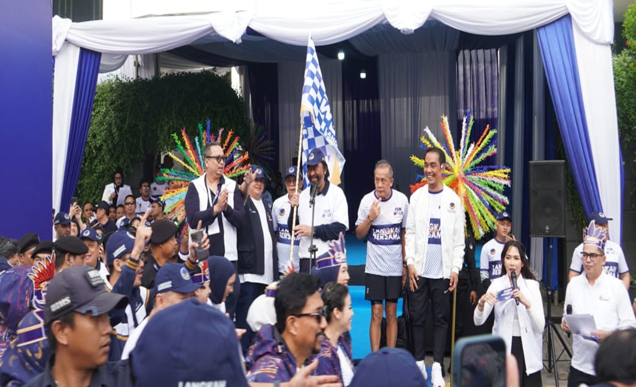 Langkah Bersama di HUT ke-14, Partai NasDem Tebar Semangat Restorasi Lewat Funwalk Meriah di Jakarta