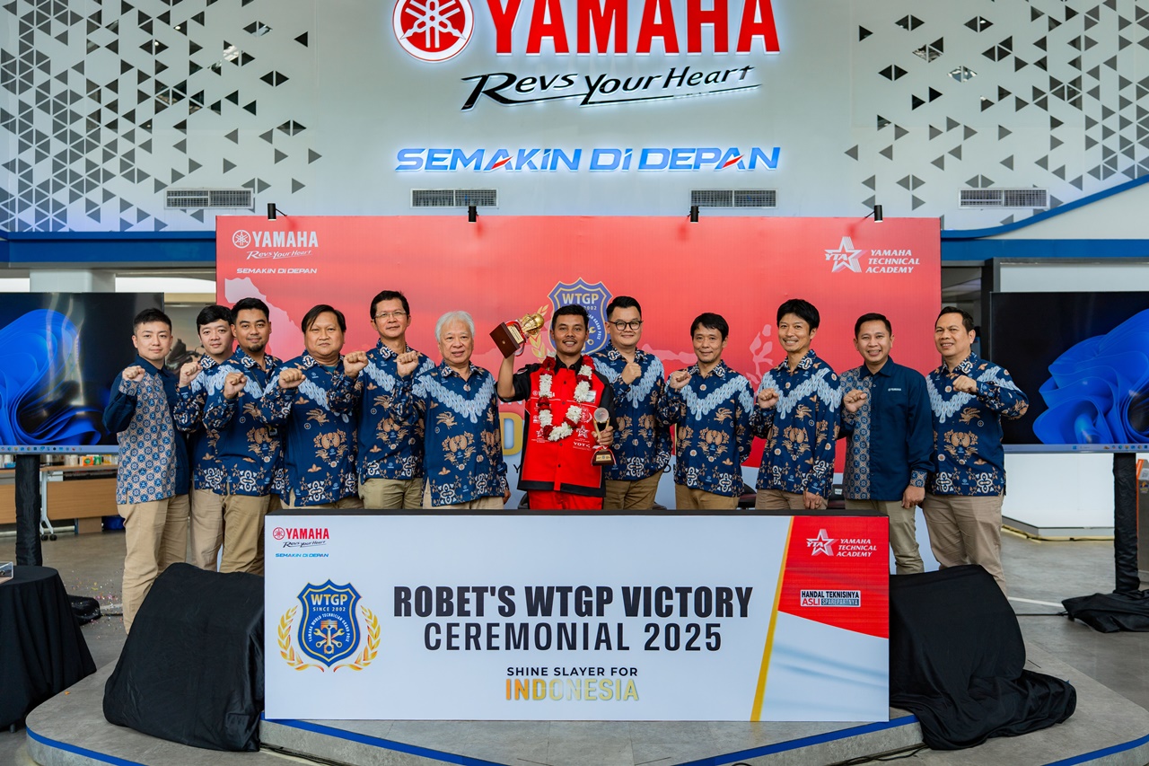 Raih Juara 3 di WTGP 2025, Robert dapat Apresiasi dari Yamaha Indonesia