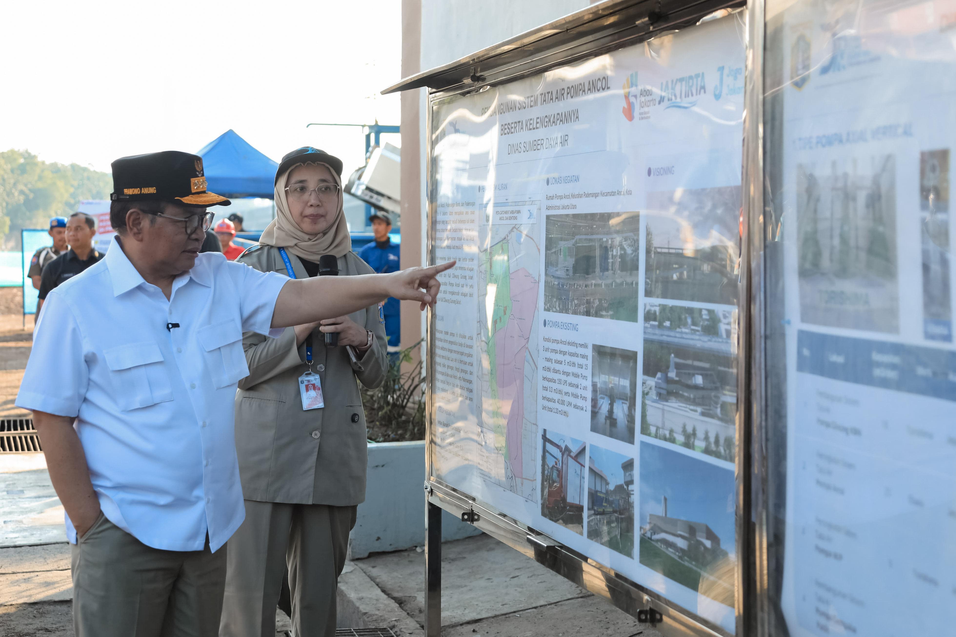 Mitigasi Banjir Rob di Pademangan, Pramono Bangun Rumah Pompa Ancol